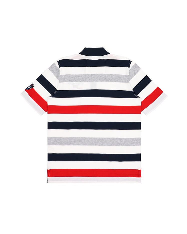 Stripe Cotton Polo Shirt - ISSI Outlet