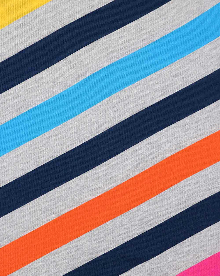 Stripe Cotton Polo Shirt - ISSI Outlet