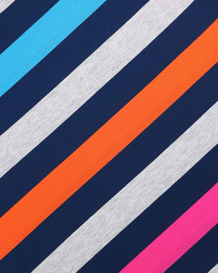 Stripe Cotton Polo Shirt - ISSI Outlet
