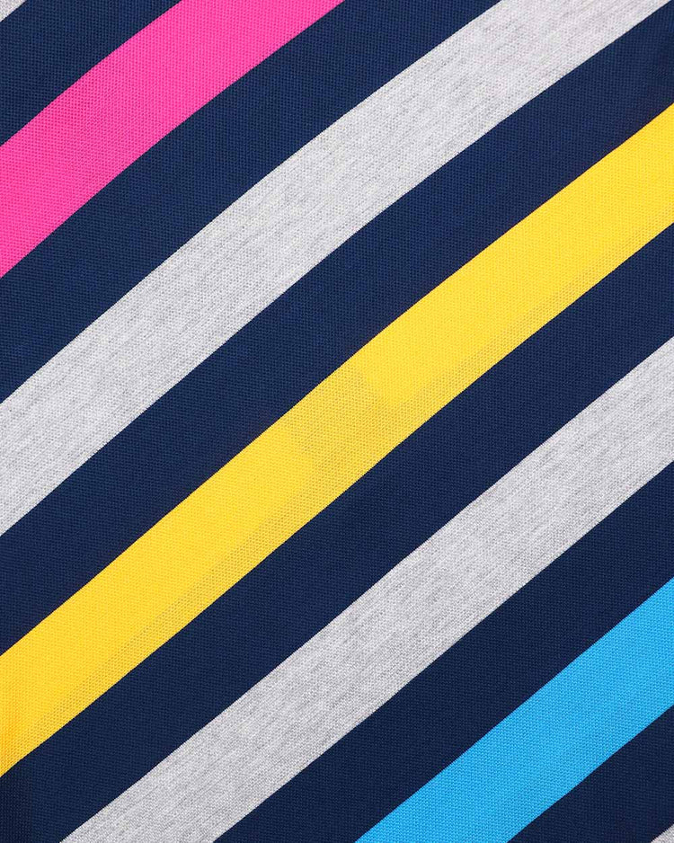 Stripe Cotton Polo Shirt - ISSI Outlet