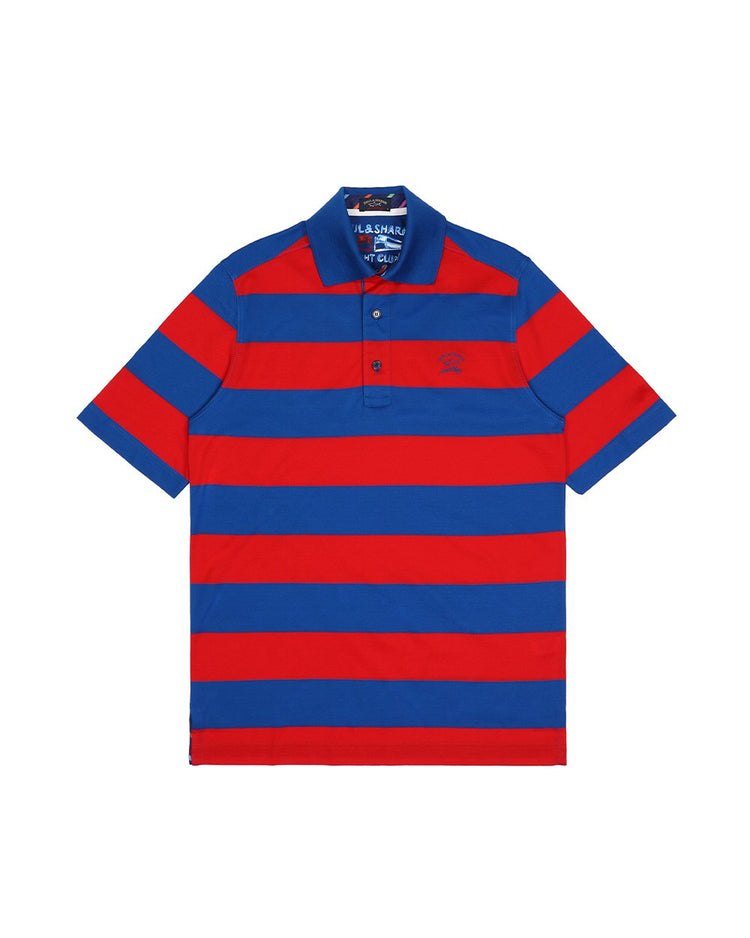 Stripe Cotton Polo Shirt - ISSI Outlet
