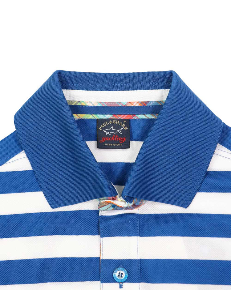 Stripe Cotton Polo Shirt - ISSI Outlet