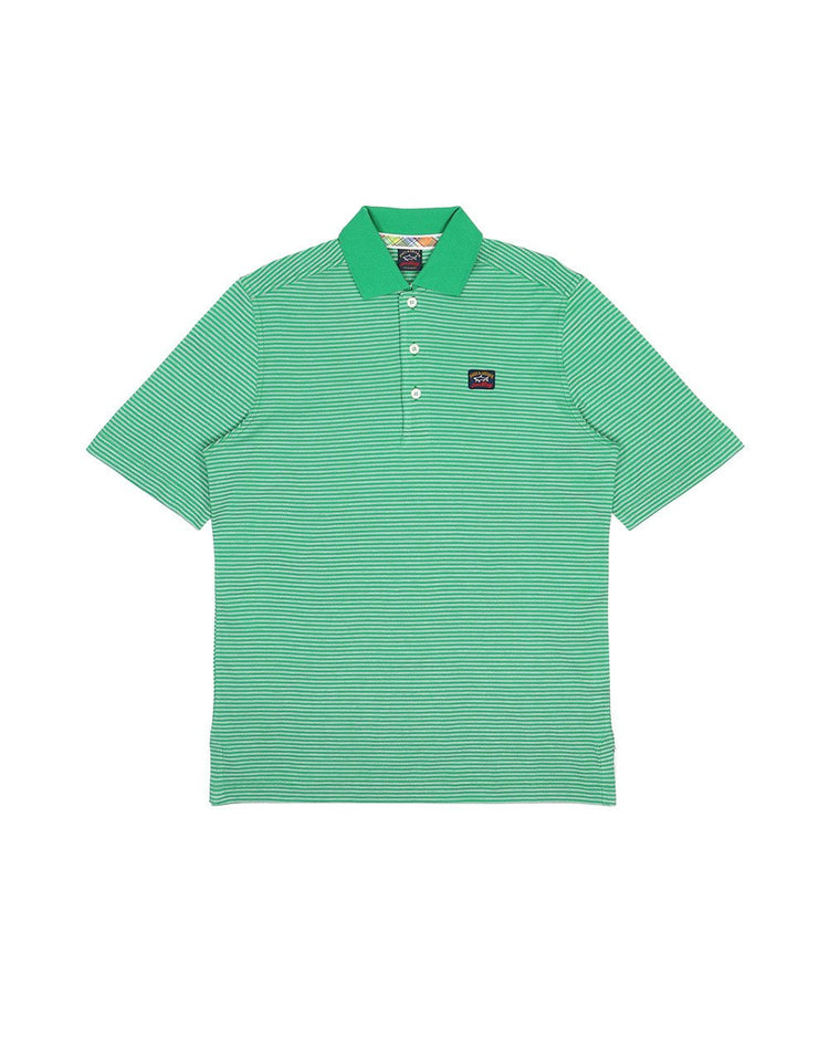 Stripe Cotton Polo Shirt - ISSI Outlet
