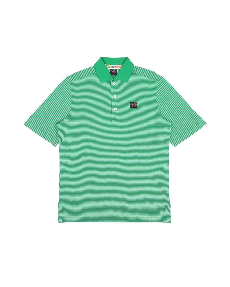 Stripe Cotton Polo Shirt