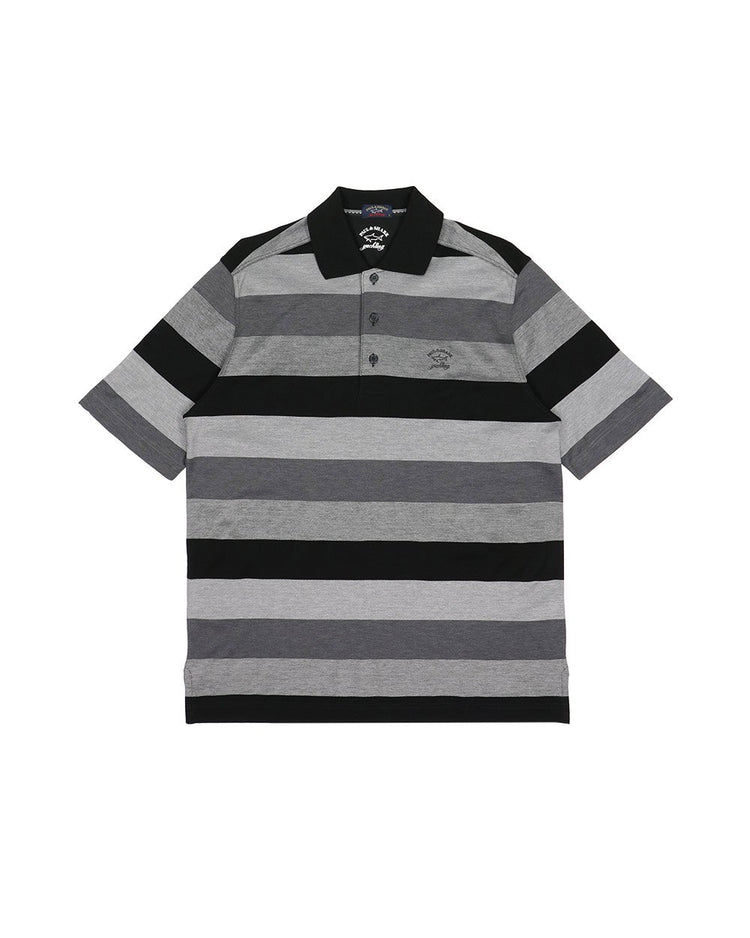 Stripe Cotton Polo Shirt - ISSI Outlet