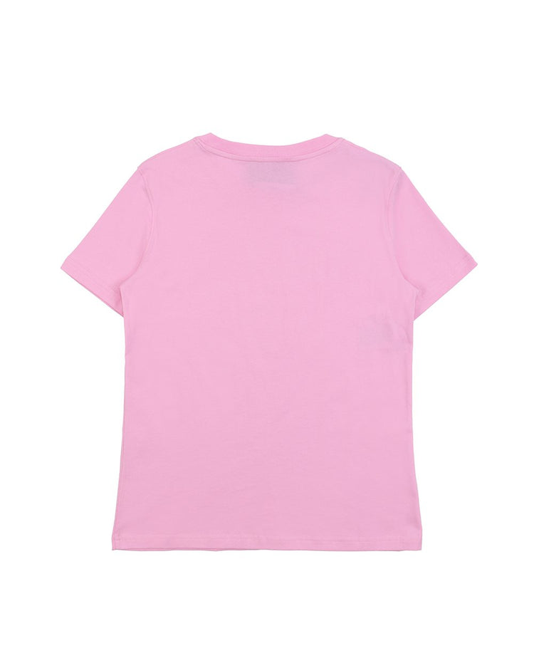 Printed Round Neck Short-Sleeves T-Shirt - ISSI Outlet