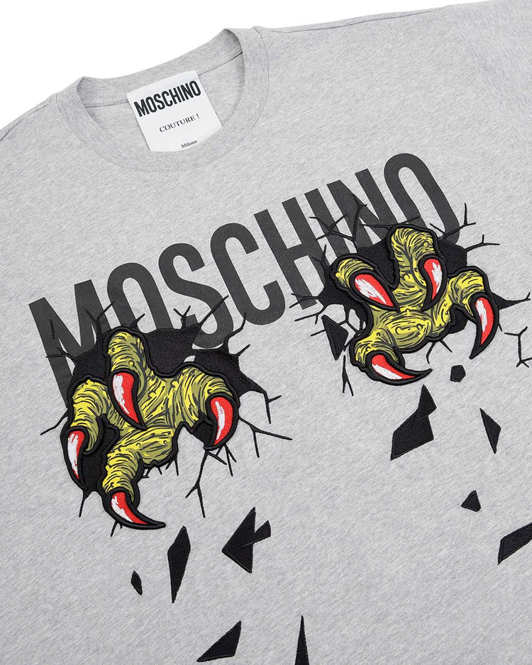 Printed Round Neck Short-Sleeves T-Shirt - ISSI Outlet