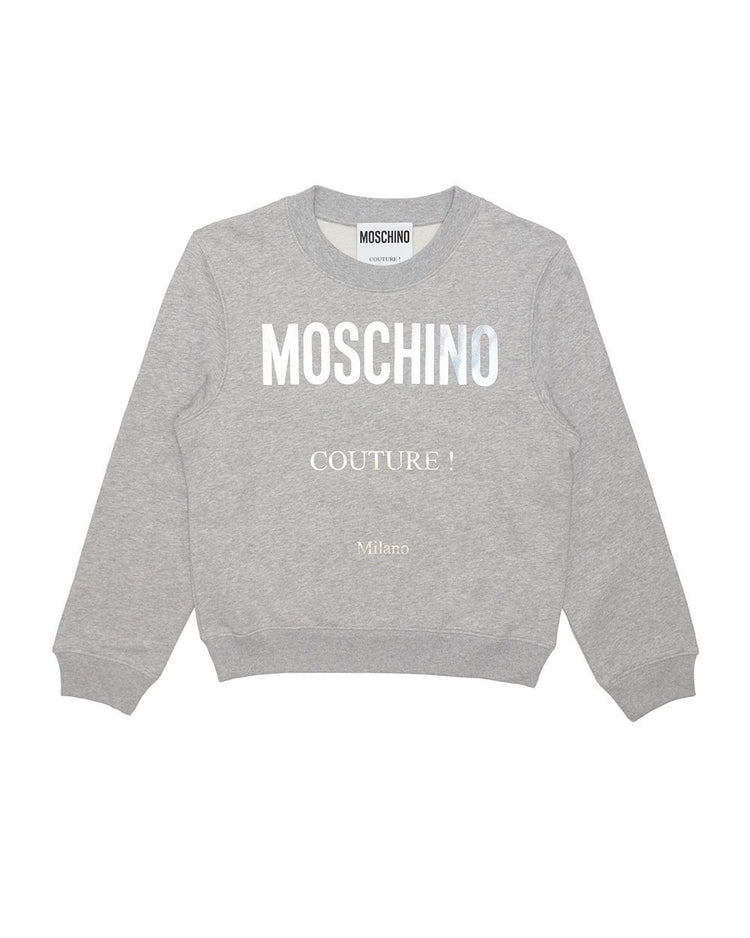 Cotton Long-Sleeved Printed Sweatshirt