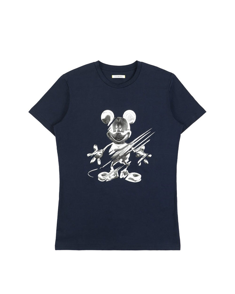 Printed Round Neck Short Sleeves T-shirt