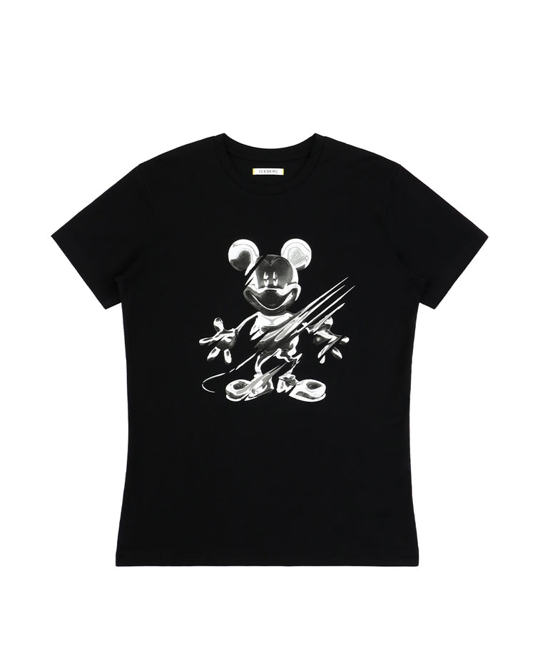 Printed Round Neck Short Sleeves T-shirt