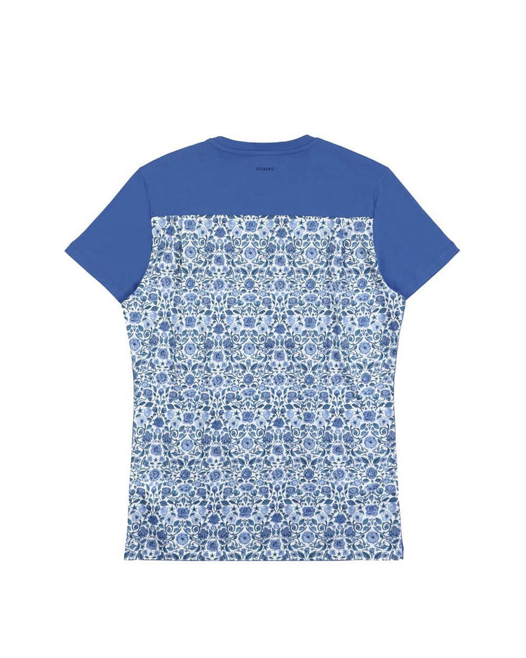 Print Round Neck Short Sleeves T-Shirt