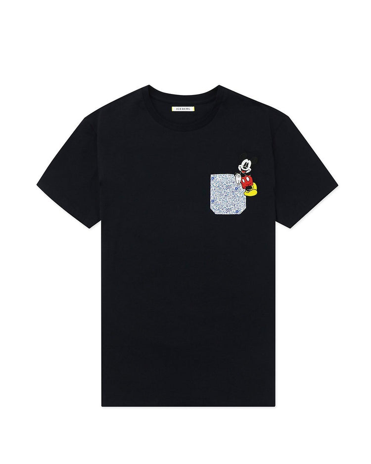 Print Round Neck Short Sleeves T-Shirt