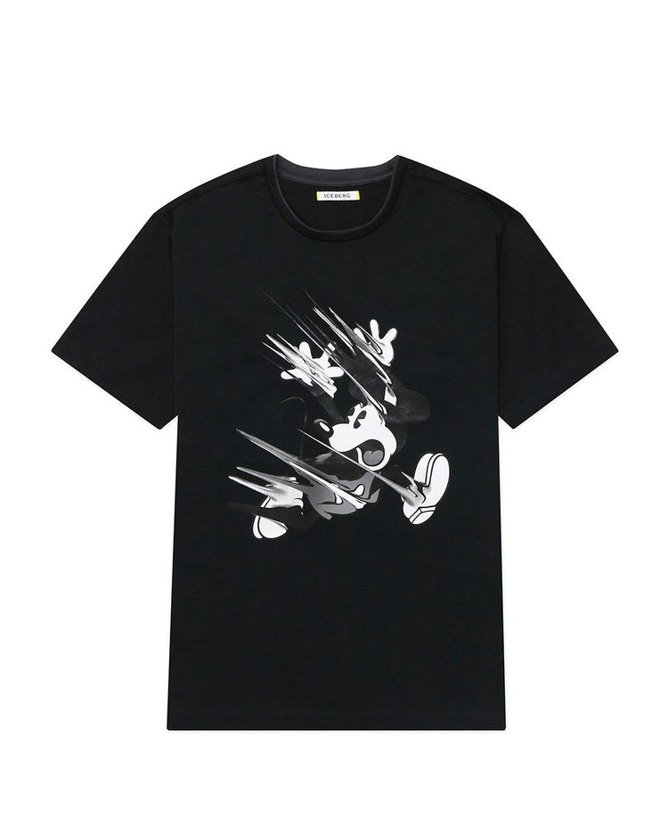 Printed Round Neck Short Sleeves T-Shirt