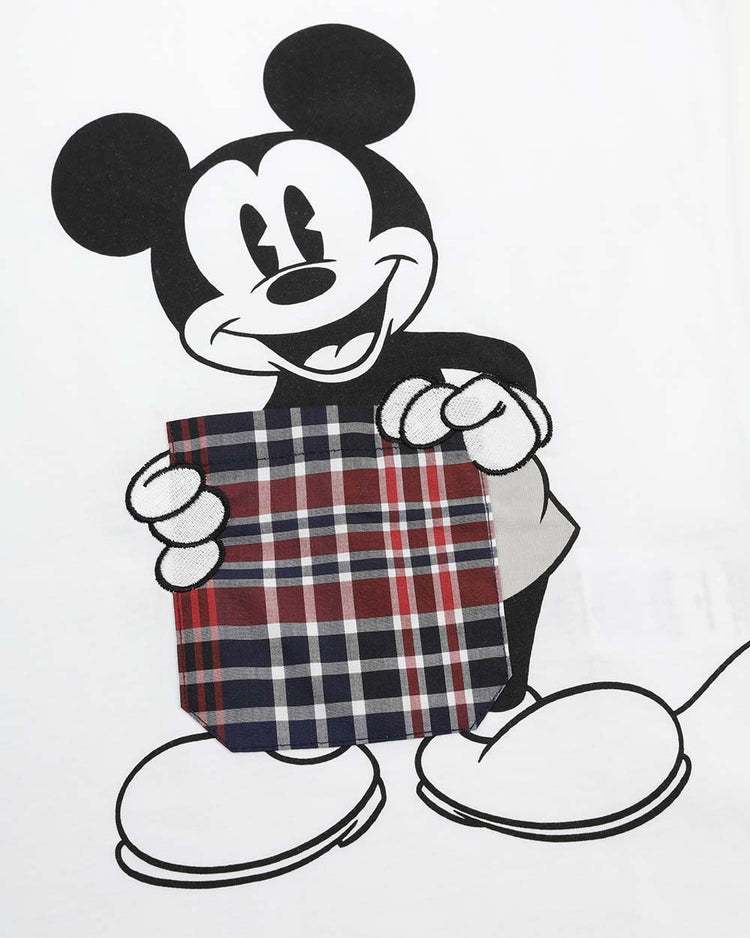 Printed Round Neck Short Sleeves T-shirt - ISSI Outlet