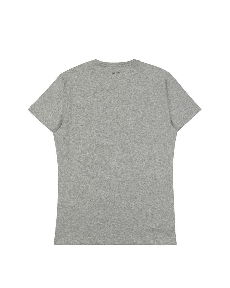 Printed Round Neck Short Sleeves T-shirt - ISSI Outlet