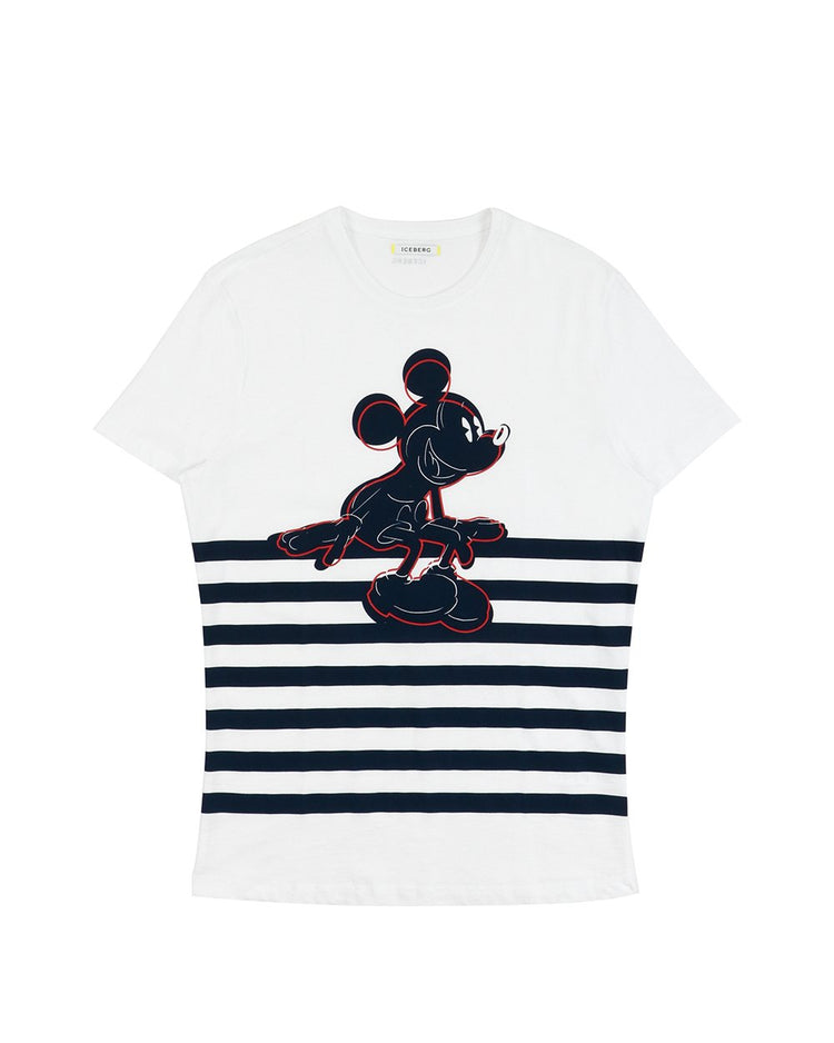 Printed Round Neck Short Sleeves T-shirt