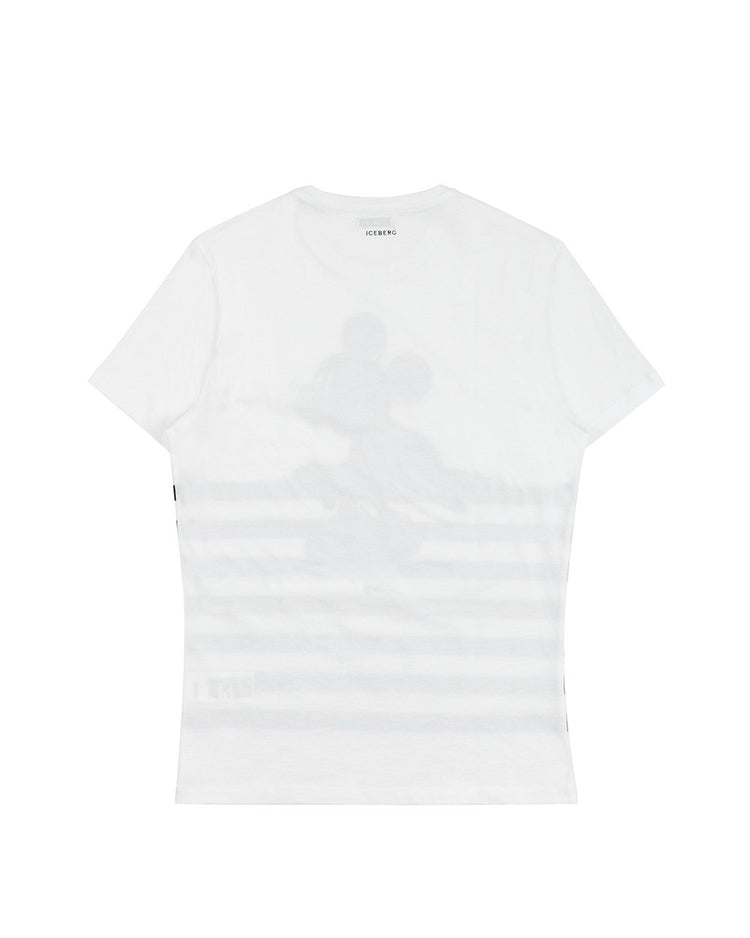 Printed Round Neck Short Sleeves T-shirt - ISSI Outlet