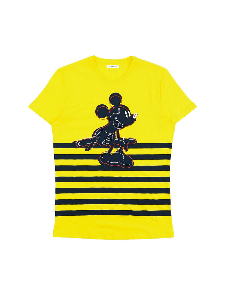 Printed Round Neck Short Sleeves T-shirt - ISSI Outlet