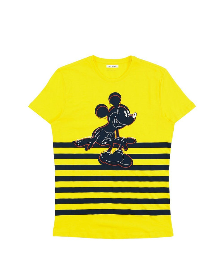 Printed Round Neck Short Sleeves T-shirt