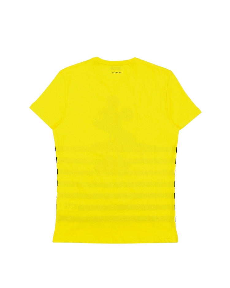 Printed Round Neck Short Sleeves T-shirt - ISSI Outlet
