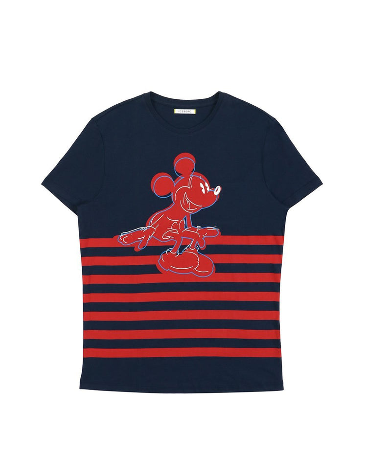 Printed Round Neck Short Sleeves T-shirt