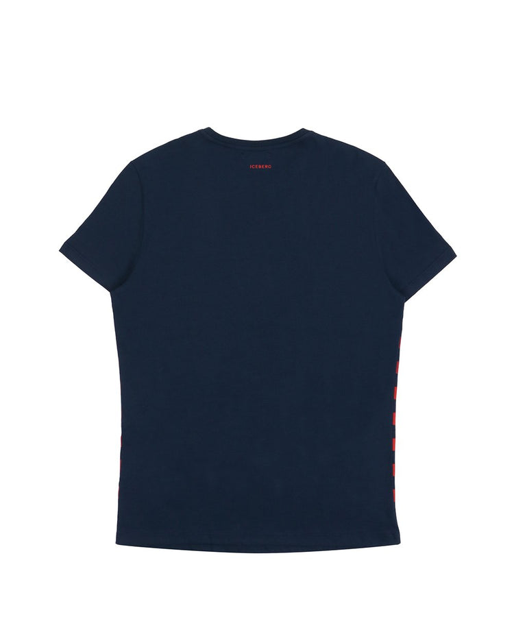 Printed Round Neck Short Sleeves T-shirt - ISSI Outlet