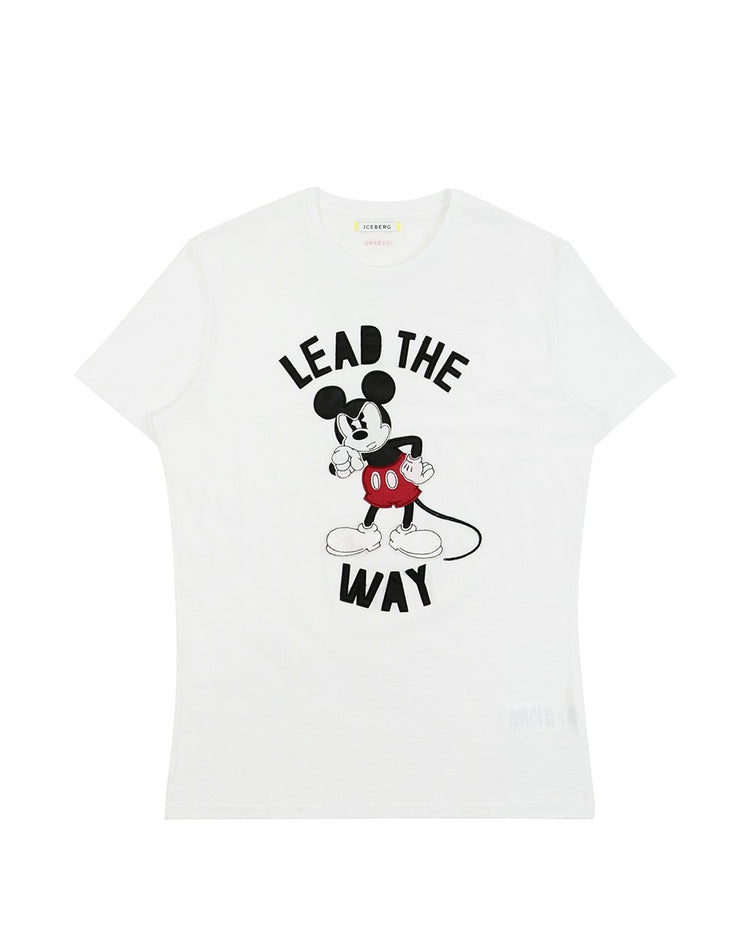 Printed Round Neck Short Sleeves T-shirt