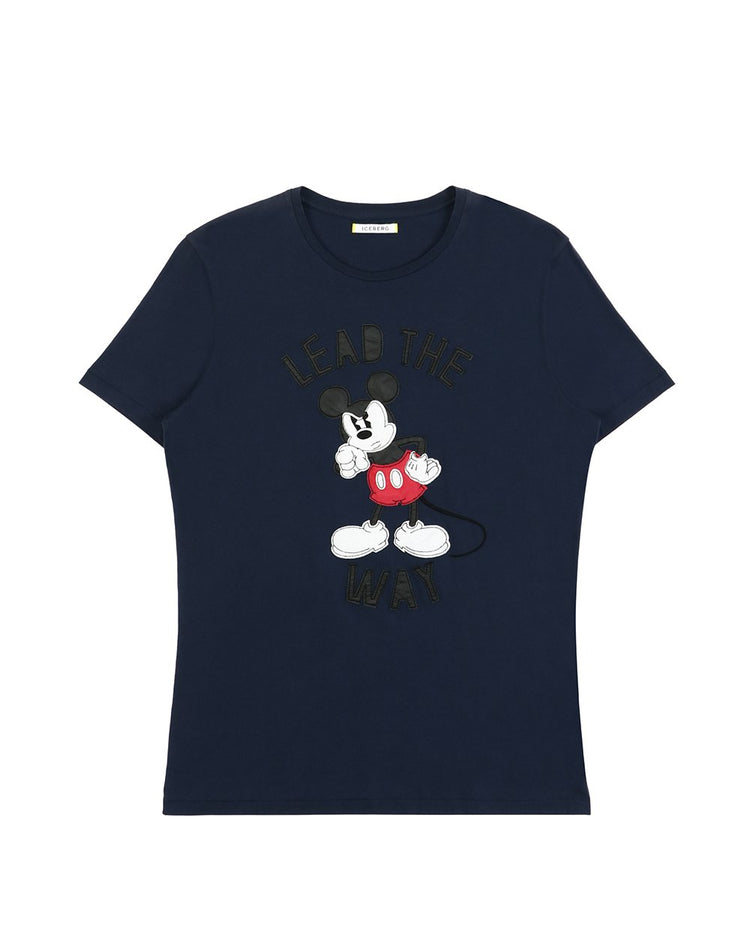 Printed Round Neck Short Sleeves T-shirt