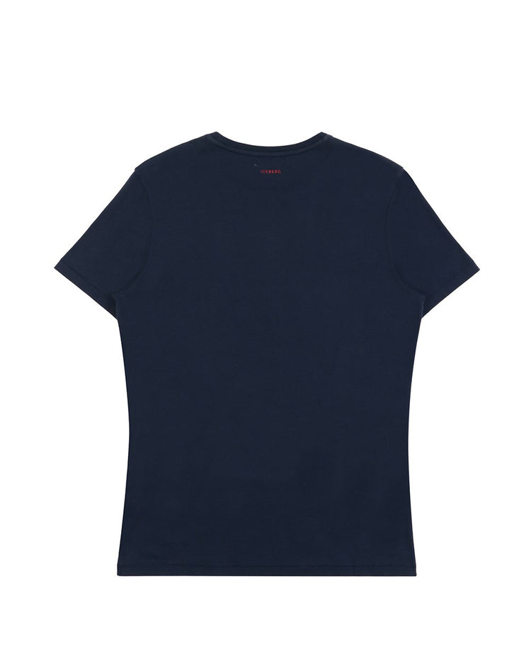 Printed Round Neck Short Sleeves T-shirt - ISSI Outlet