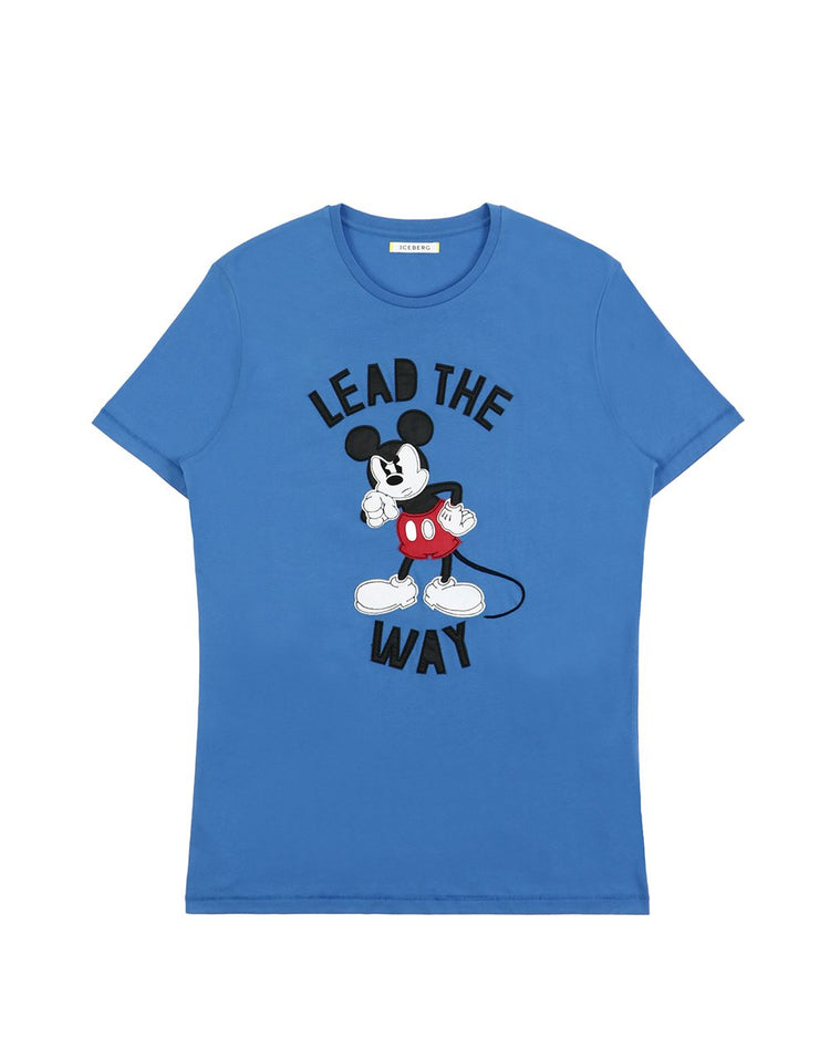 Printed Round Neck Short Sleeves T-shirt - ISSI Outlet