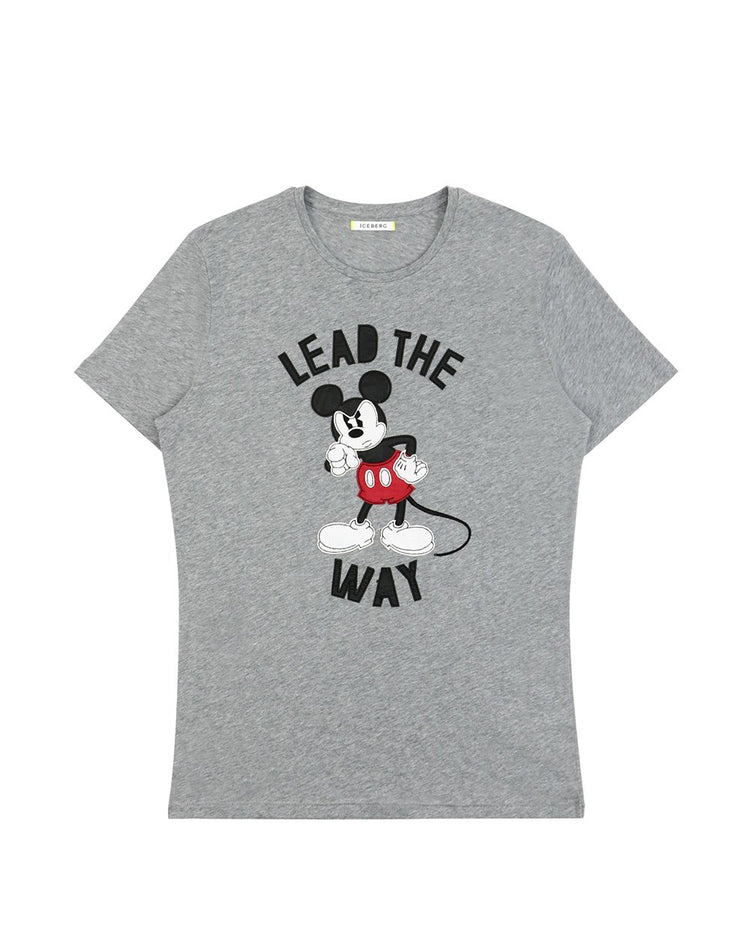 Printed Round Neck Short Sleeves T-shirt - ISSI Outlet