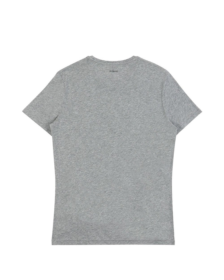 Printed Round Neck Short Sleeves T-shirt - ISSI Outlet