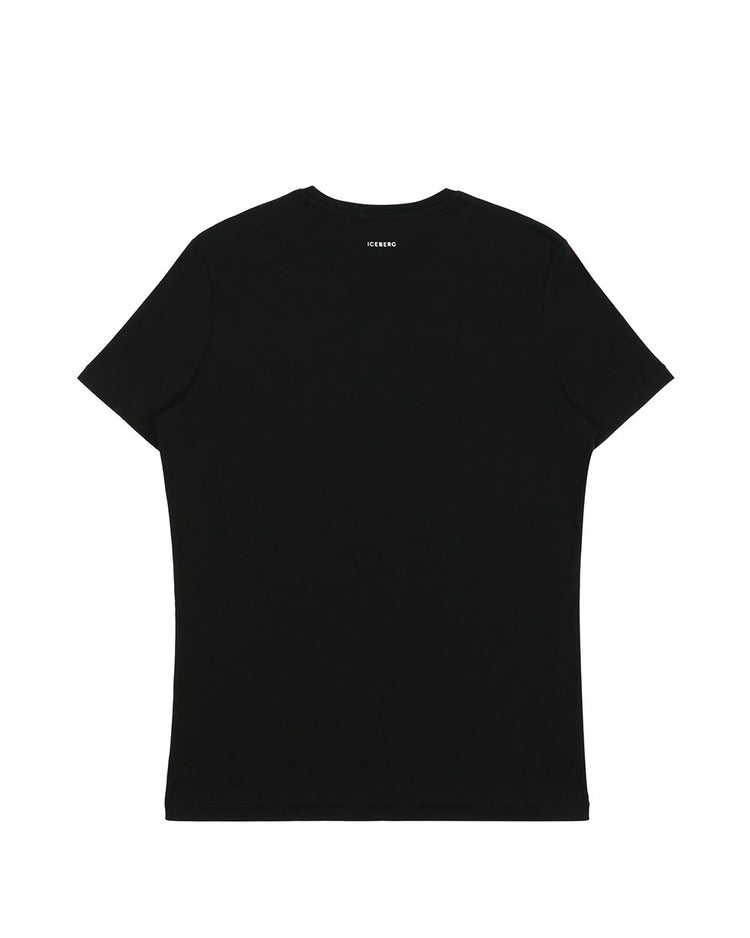 Printed Round Neck Short Sleeves T-shirt - ISSI Outlet