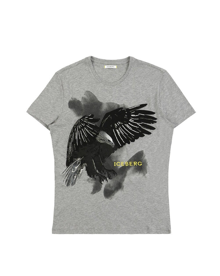 Printed Round Neck Short Sleeves T-shirt