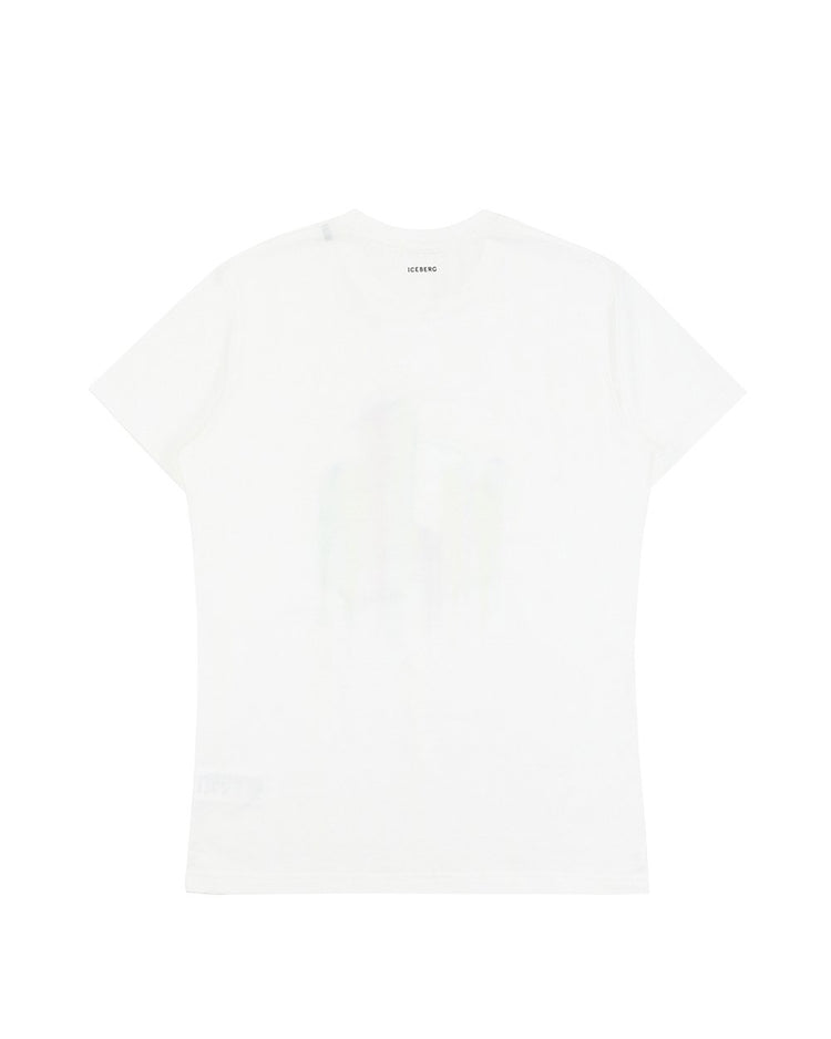 Printed Round Neck Short Sleeves T-shirt