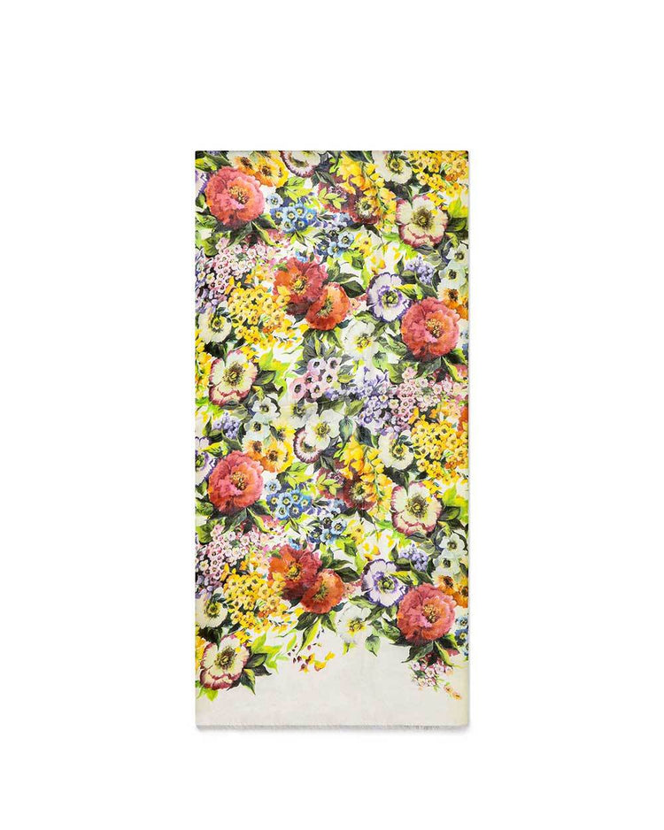 Floral Pattern Scarf - ISSI Outlet