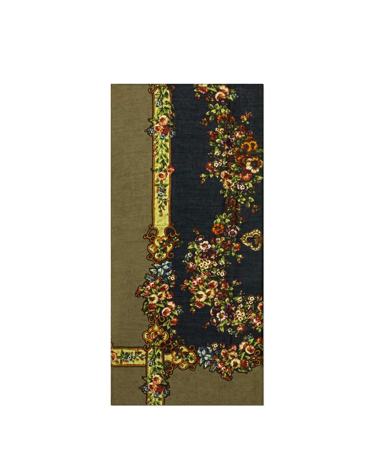 Floral Pattern Scarf