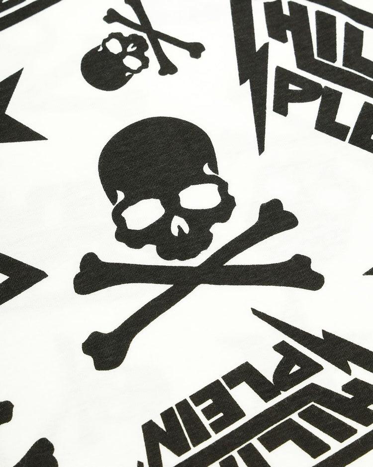 Printed Round Neck Short Sleeves T-shirt - ISSI Outlet