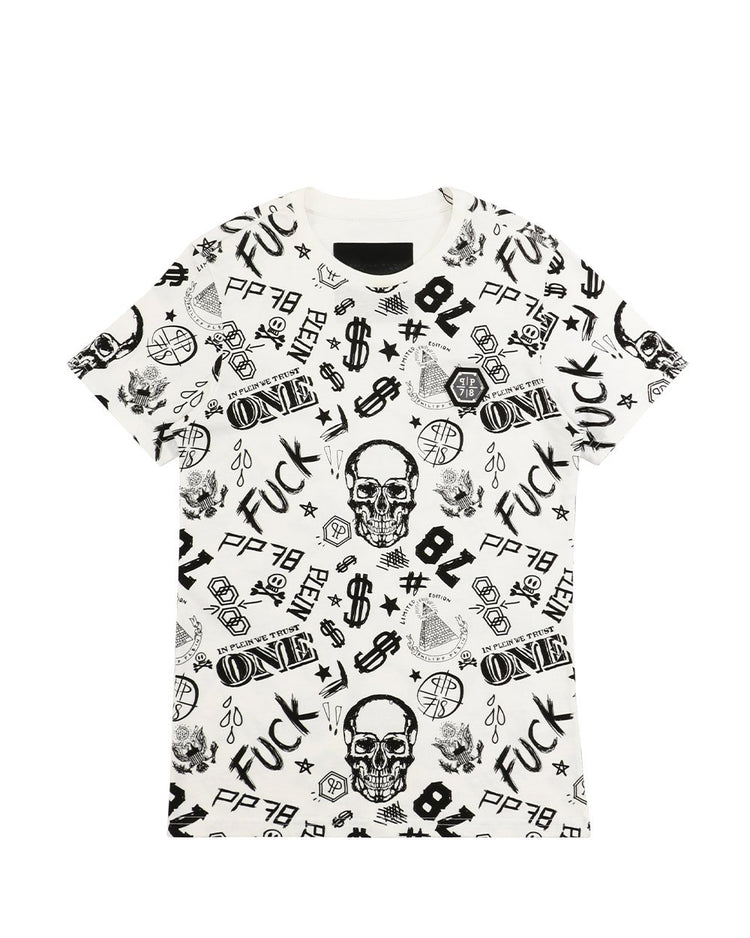 Print Crew Neck Short Sleeves T-Shirt