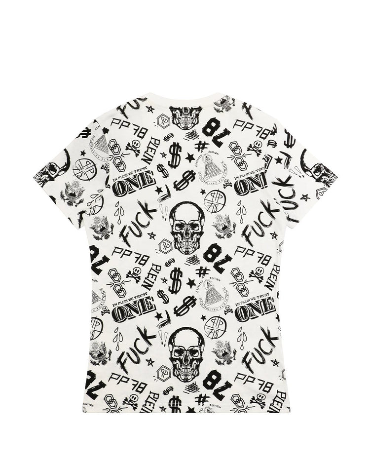 Print Crew Neck Short Sleeves T-Shirt