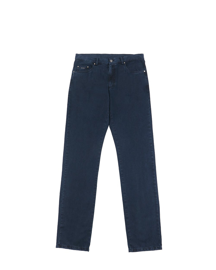 Elastic Cotton Jeans