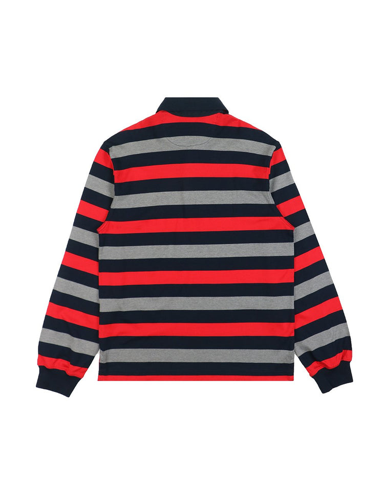 Classic Embroidered Striped Long Sleeve T-Shirt - ISSI Outlet