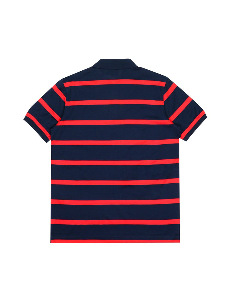 Stripe Cotton Polo Shirt - ISSI Outlet