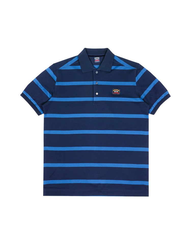 Stripe Cotton Polo Shirt