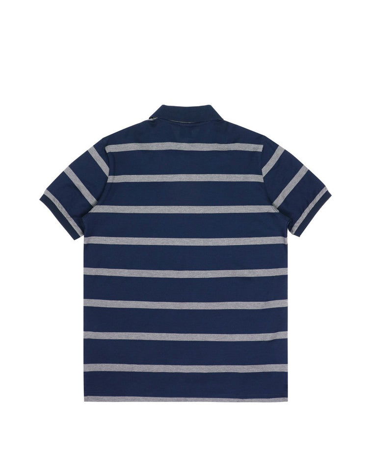 Stripe Cotton Polo Shirt - ISSI Outlet