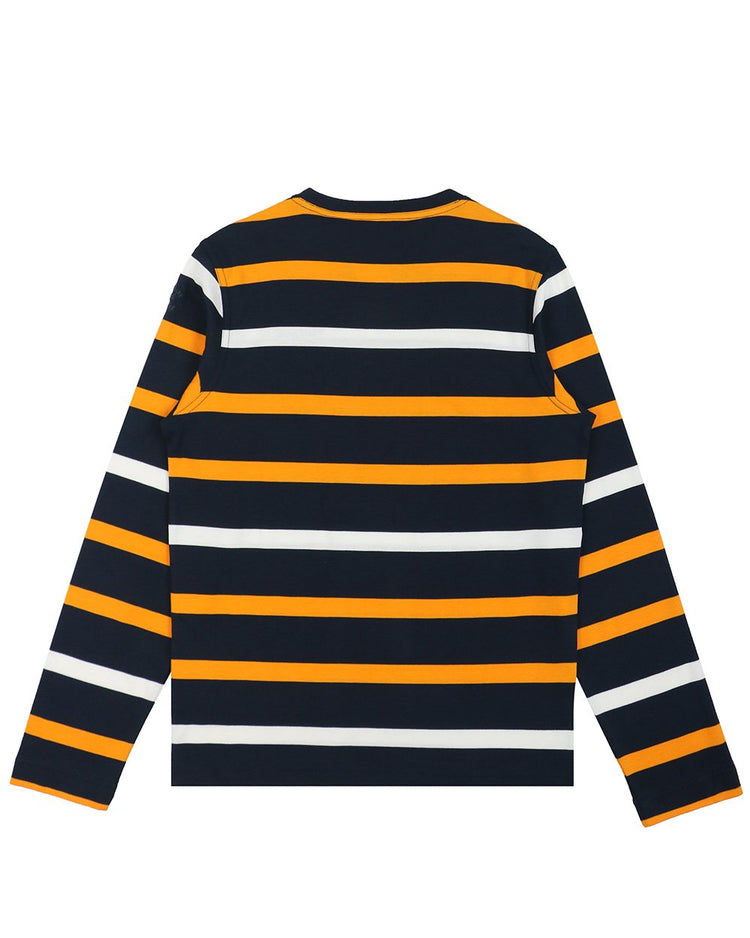 Long Sleeves Stripe Cotton T-Shirt - ISSI Outlet