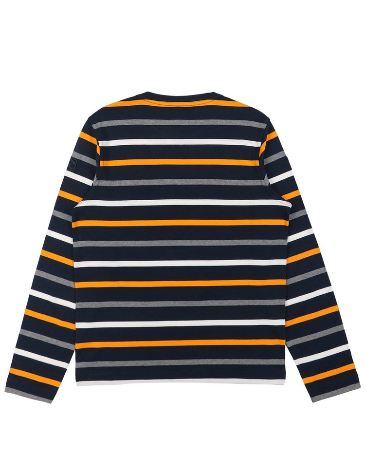 Long Sleeves Stripe Cotton T-Shirt - ISSI Outlet