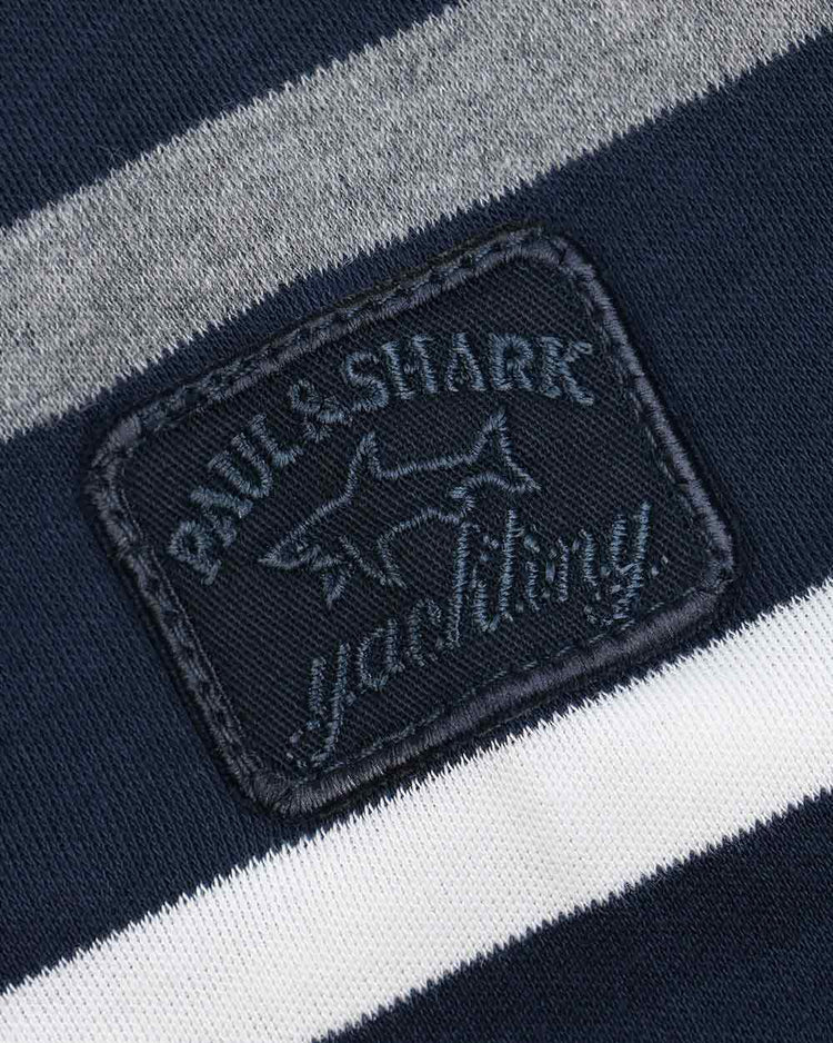 Long Sleeves Stripe Cotton T-Shirt - ISSI Outlet