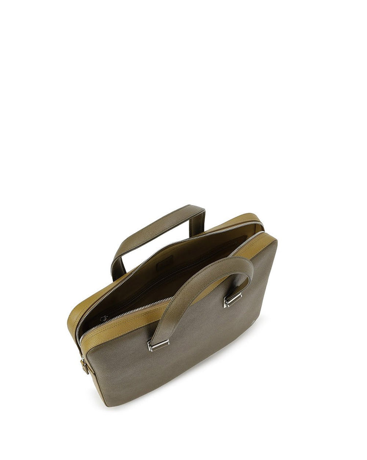 Mallette Classique Leather Briefcase - ISSI Outlet