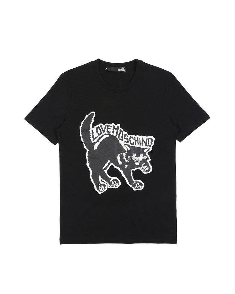 Printed Crew Neck Short Sleeves T-Shirt